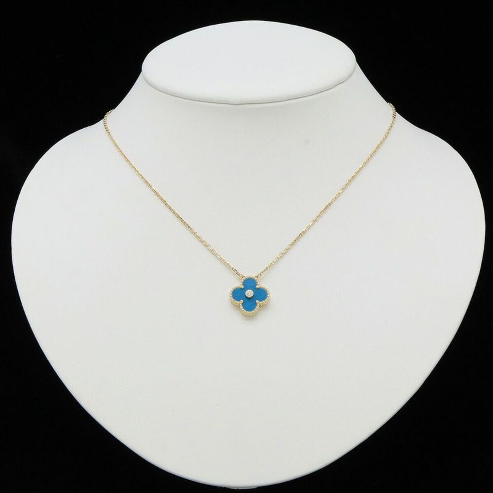 Van Cleef & Arpels Vintage Alhambra Necklace AU750 1PD - Picture 6 of 6